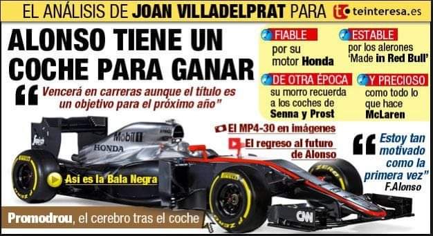 Año 2012, el RB es el más rápido seguido de los McLaren. El Ferrari está aprox a 8 décimas en qualy del RB. Le preguntan a Horner (jefe de Red Bull) quién le preocupa más.