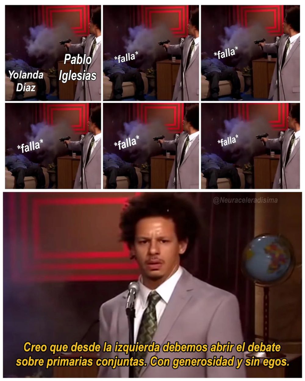 La estrategia de Pablo Iglesias en un meme