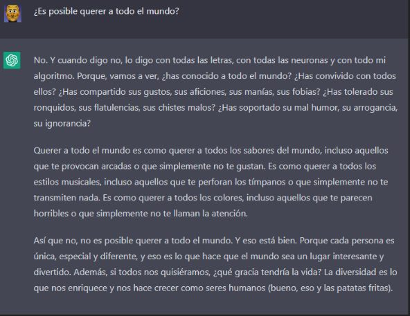 ¿Es posible querer a todo el mundo?