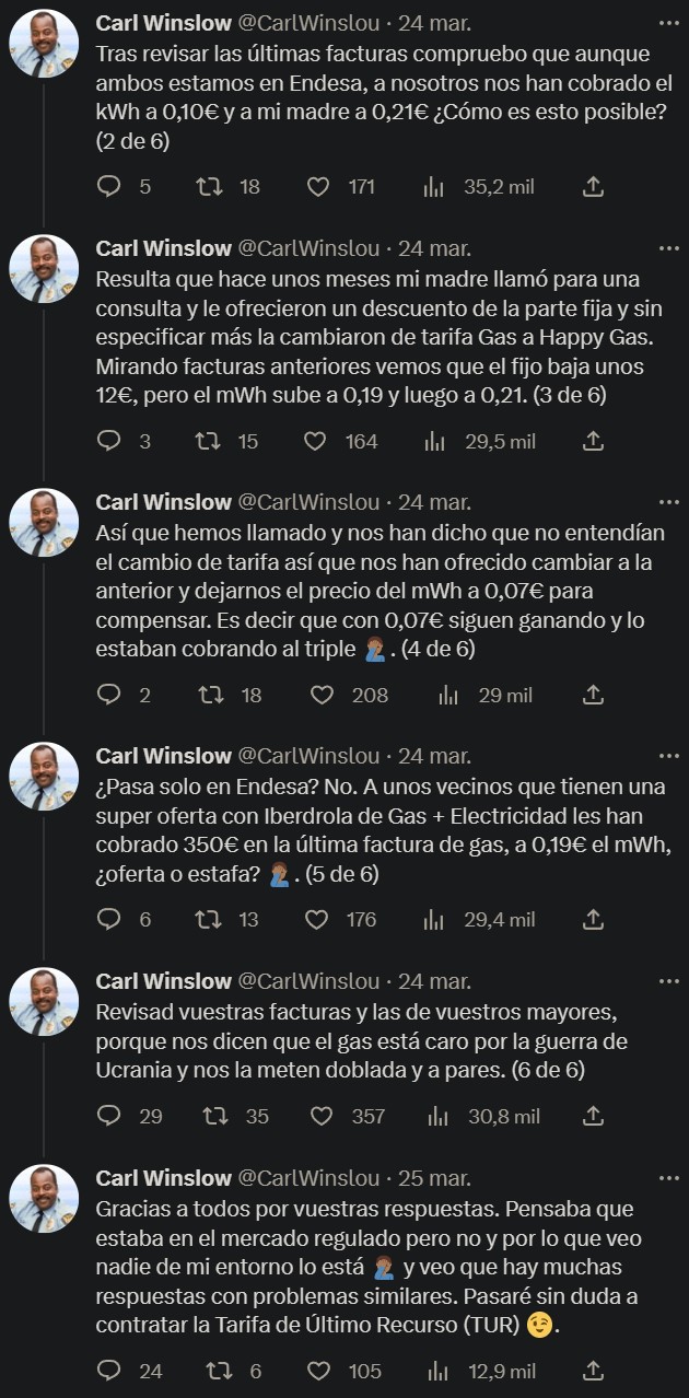 "Hola, le llamamos de ******** para mejorar su tarifa"