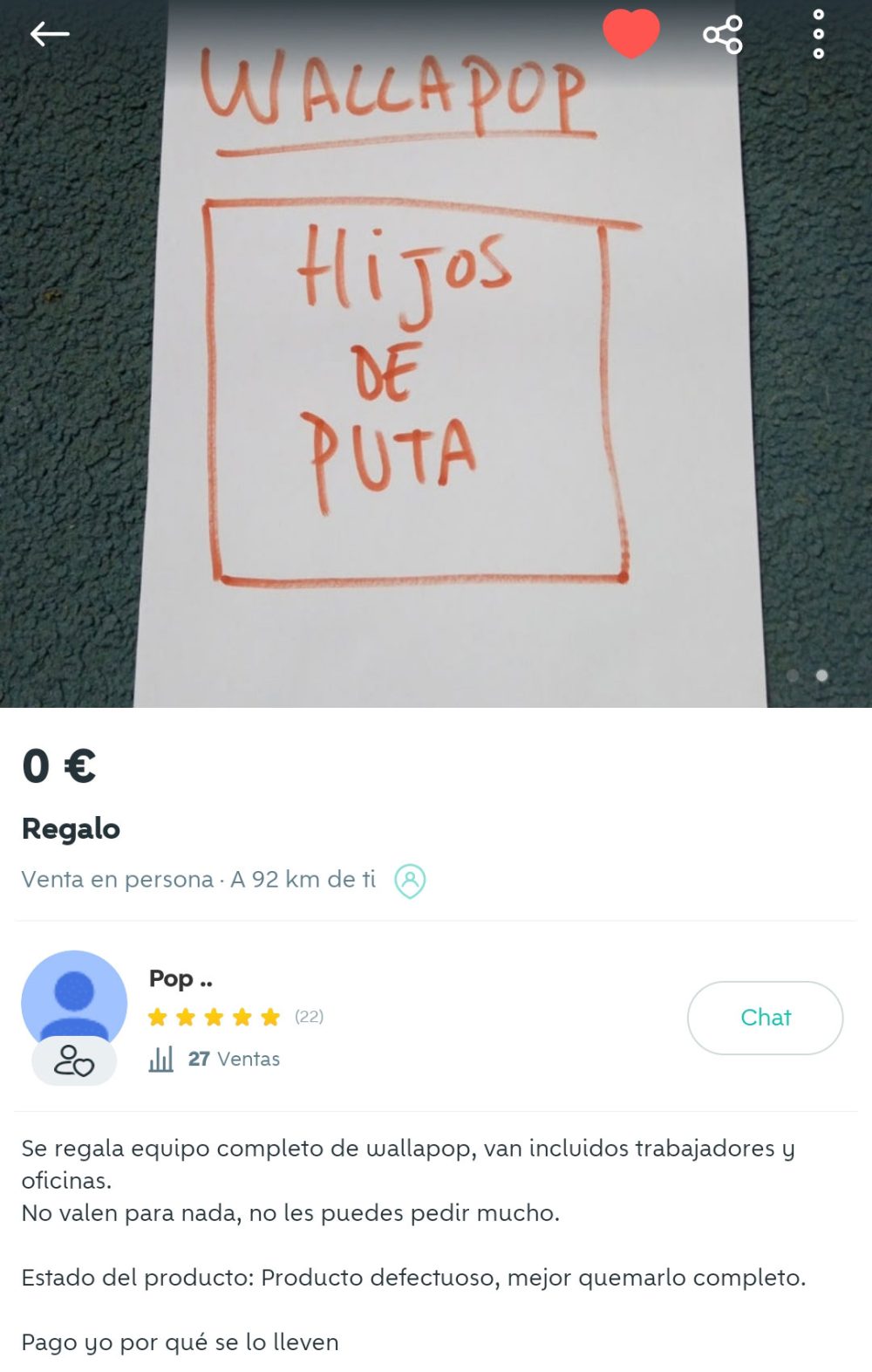 Noto cierto resquemor en sus palabras...