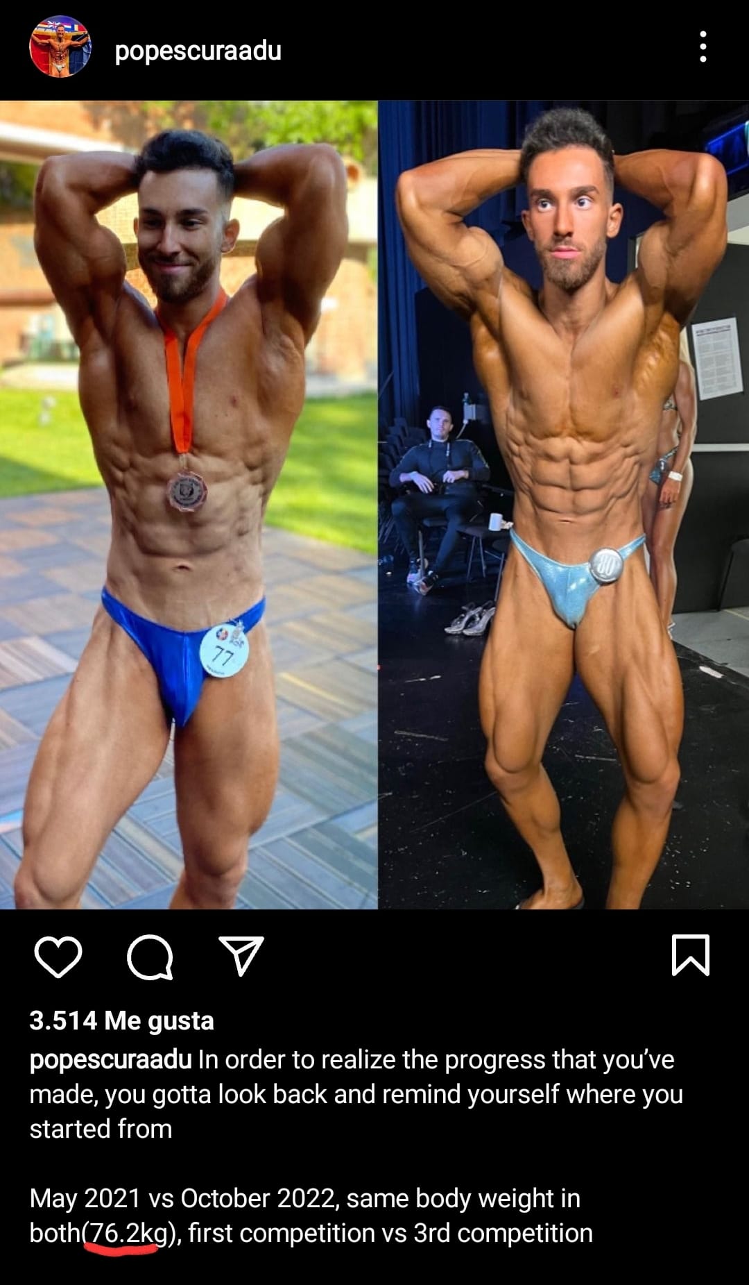 Cada día se escucha el mismo chiste en todos los gimnasios: "No tomo esteroides, soy 100% natural"