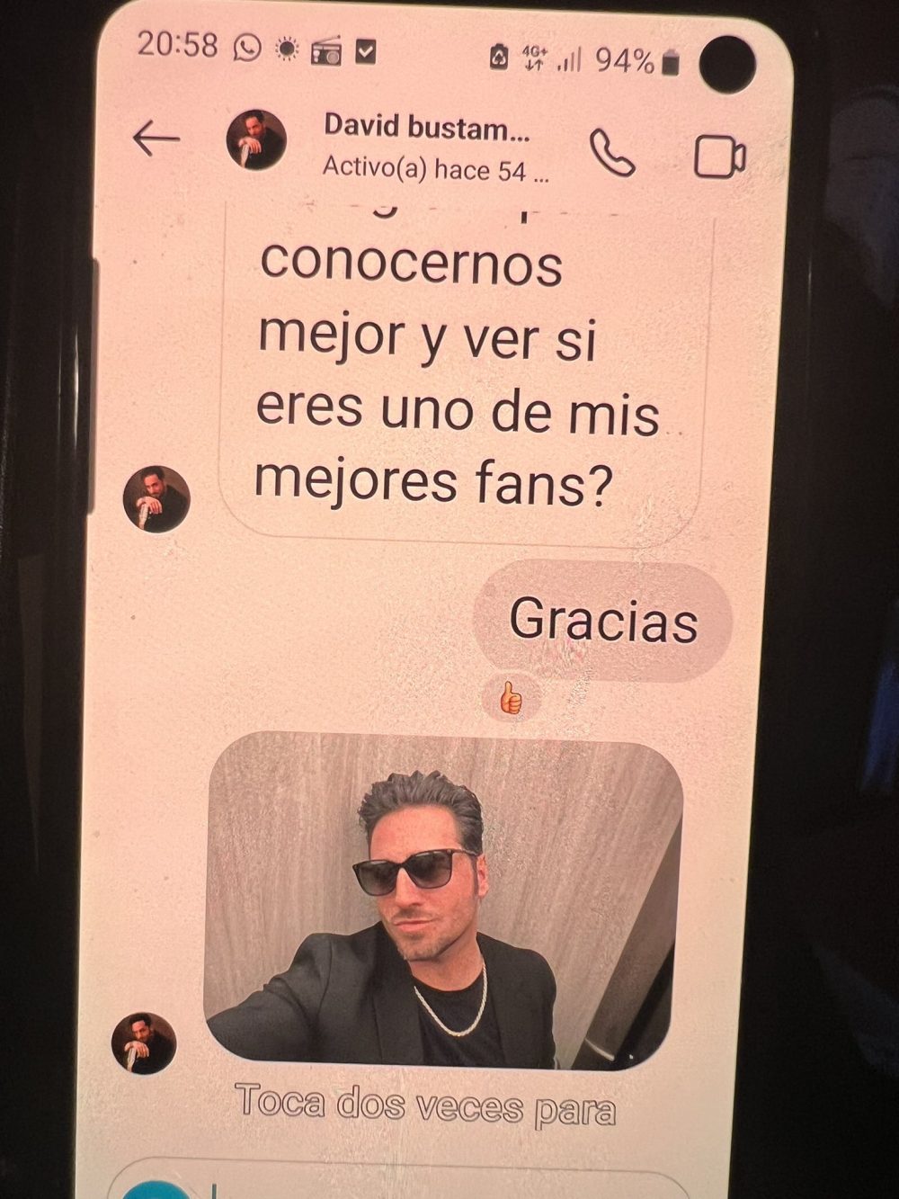 Te levantas un día y descubres que David Bustamante le está metiendo fichas a tu madre