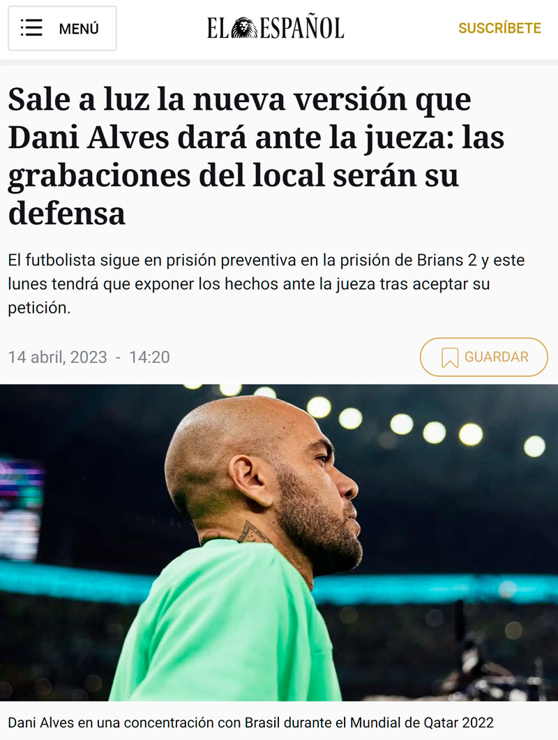 Nueva versión de Dani Alves