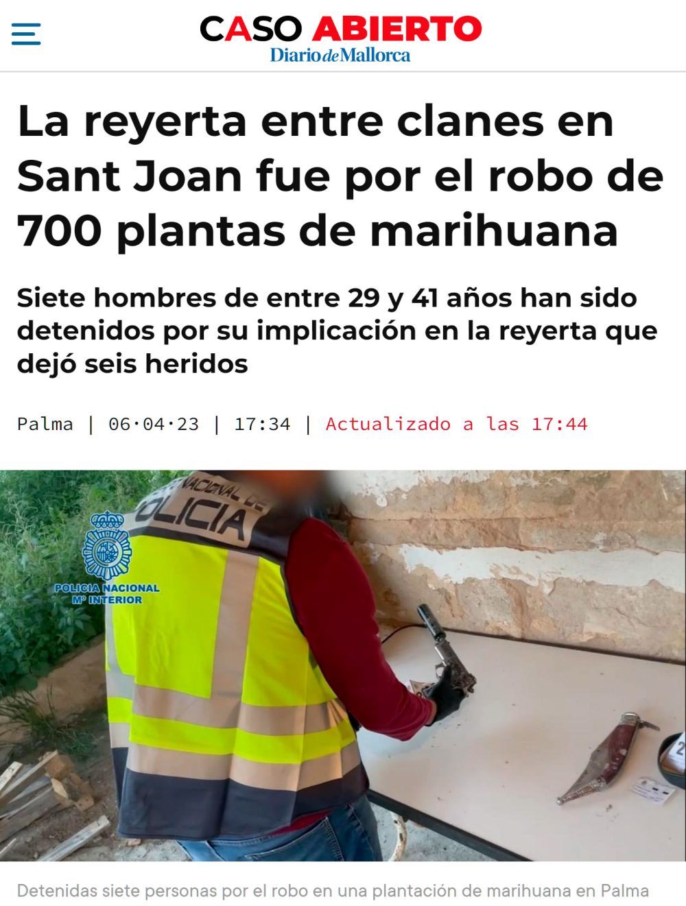 Ya sabemos lo que pasó en Sant Joan