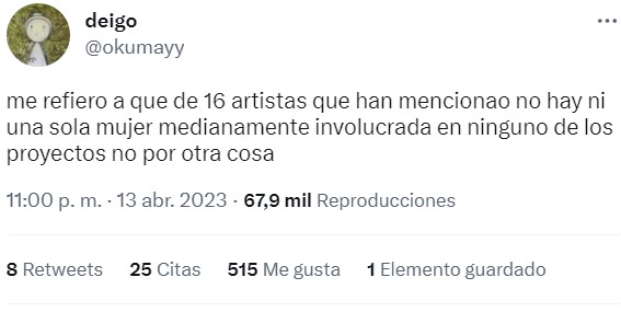 Bandas vs Bandas (vs llorona random en Twitter)