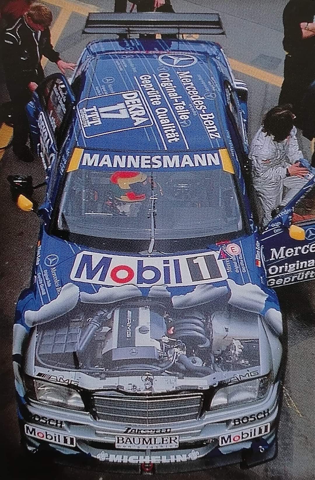 La espectacular decoración del AMG Mercedes Clase C de Ellen Lohr durante el DTM de 1996
