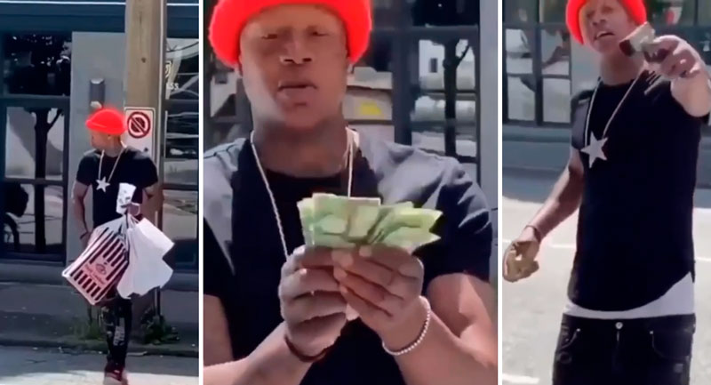 "Mira, soy muy duro, tengo dinero ¡y llevo pipa!"