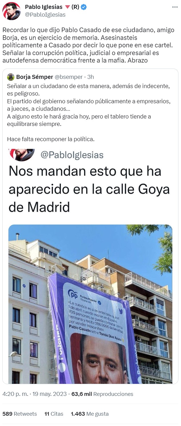 "Nos mandan esto que ha aparecido..."