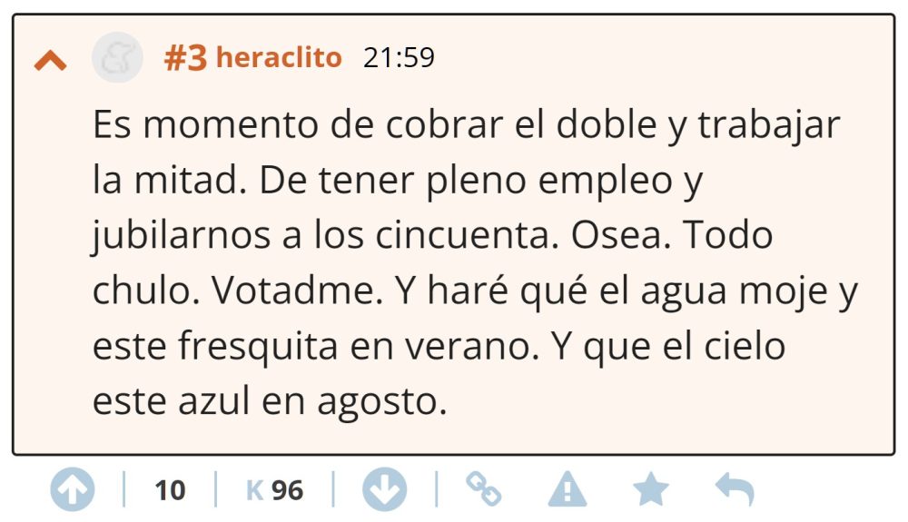 Ha llegado el momento de cobrar el doble y trabajar la mitad