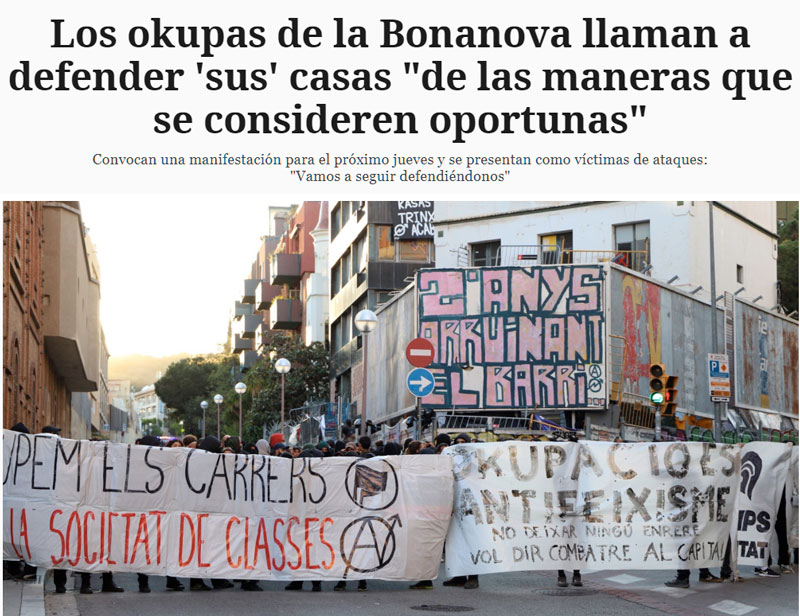 ¿Que se está sobredimensionando el problema de la okupación? Puede ser.