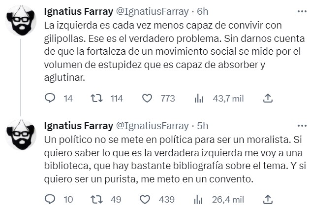 Da igual lo que haga la izquierda, ha educado a un votante tan utópicamente exigente con los demás, y tan poco consigo mismo, que nunca habrá un partido que cumpla sus expectativas para salir de la cama y votar