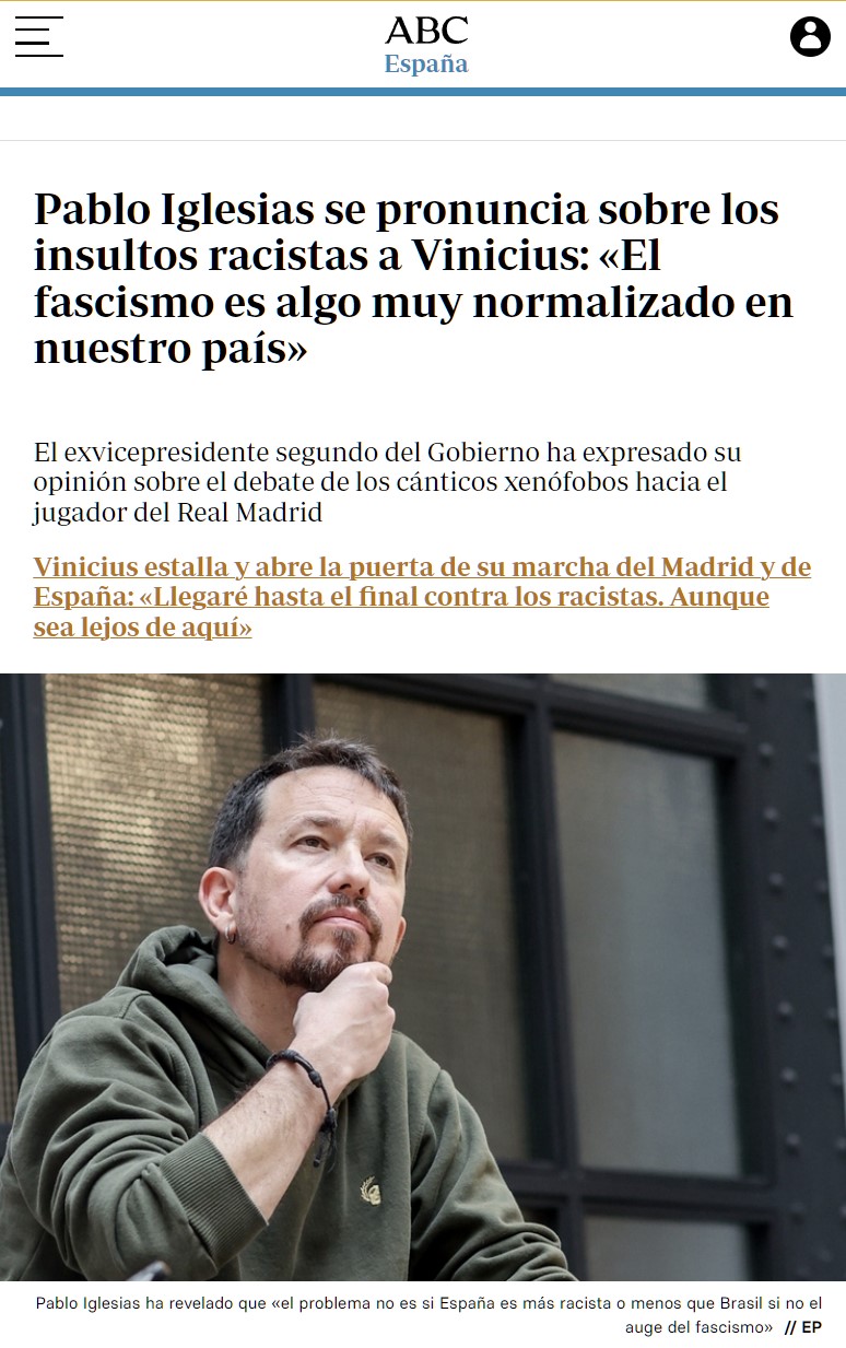 Irene Montero condena "rotundamente" las agresіones racіstas a Vinicius