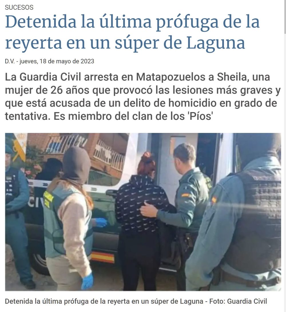 Detenida una mujer que acuchilló a varias personas en el parking de un Mercadona
