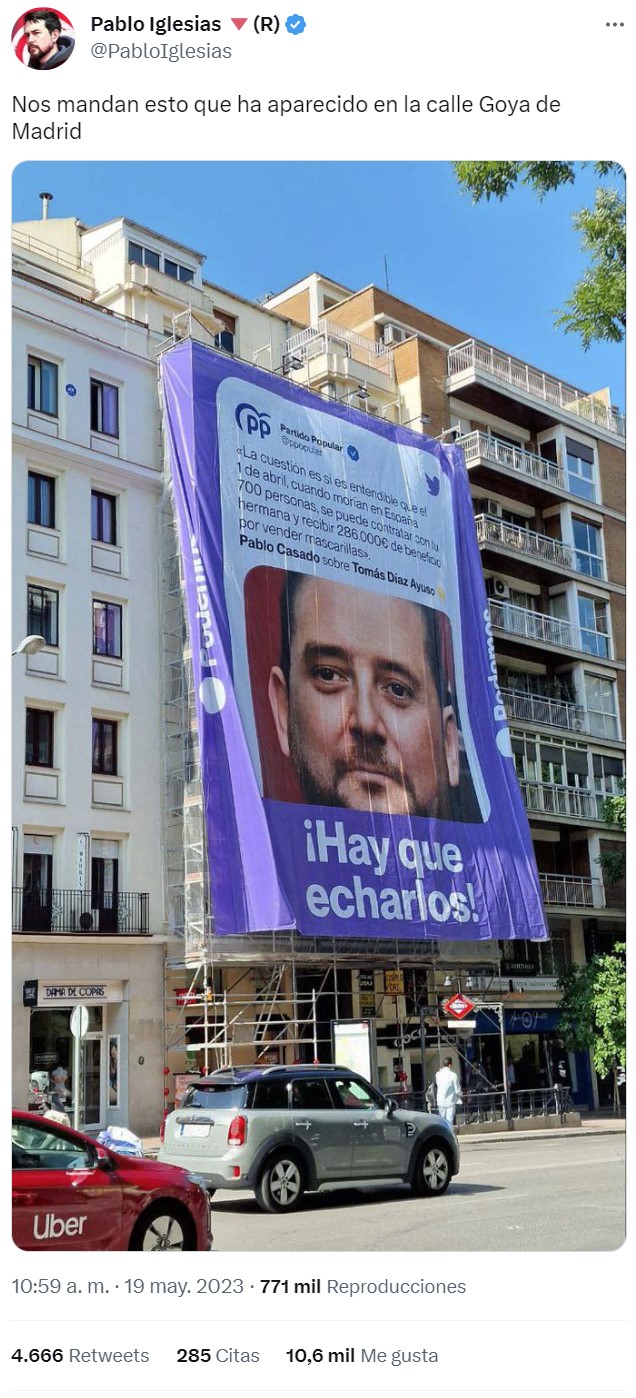 "Nos mandan esto que ha aparecido..."