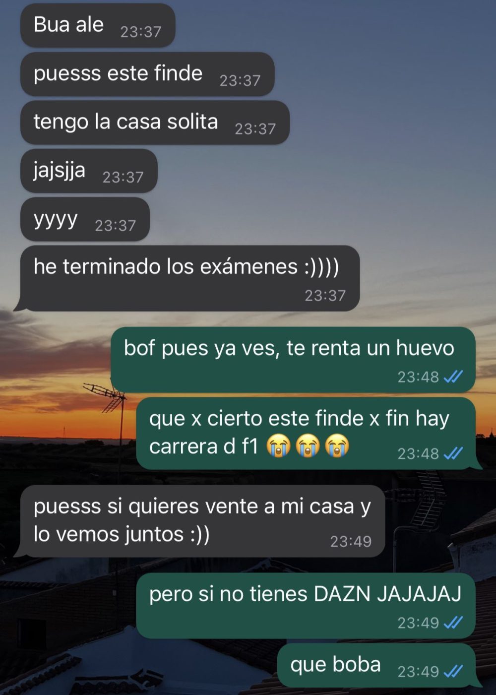 Ni con señales luminosas...