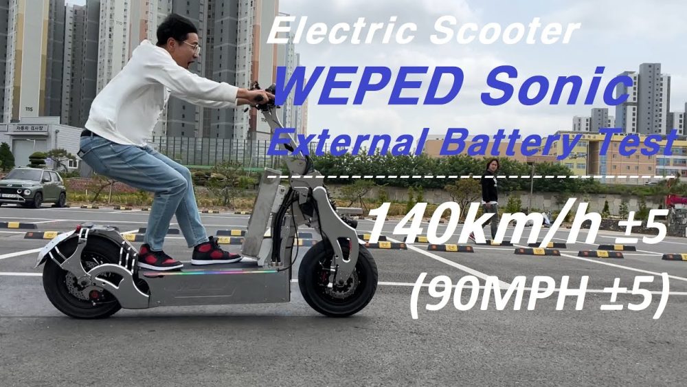 WEPED Sonic, el eléctrico capaz de superar los 140km/h