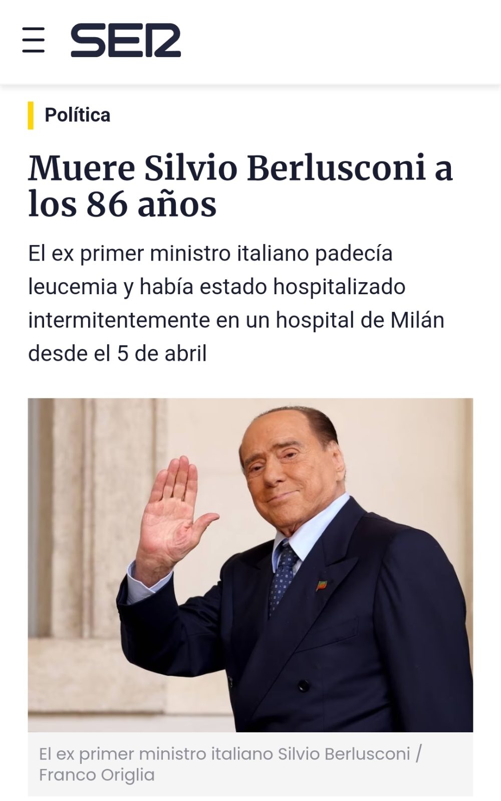 Pichabrava ha muerto.