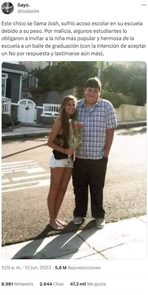 Cuando el bullying termina convirtiéndose en una bonita historia de amor