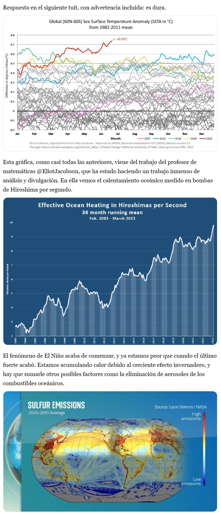 Una serie de anomalías muy locas se están dando a la vez en los océanos y tienen a una parte de la comunidad científica muy, pero que muy preocupada