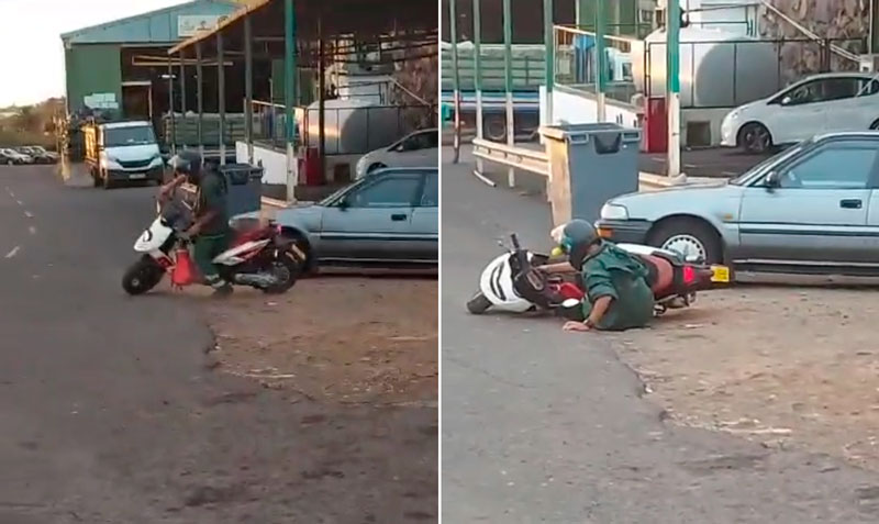 Tengo la ligerísima sospecha de que este señor ha bebido.