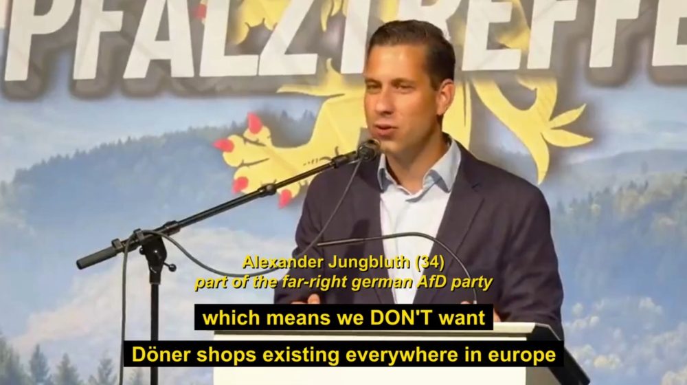 El partido ultraderechista alemán AfD quiere prohibir los Doner Kebabs en la UE