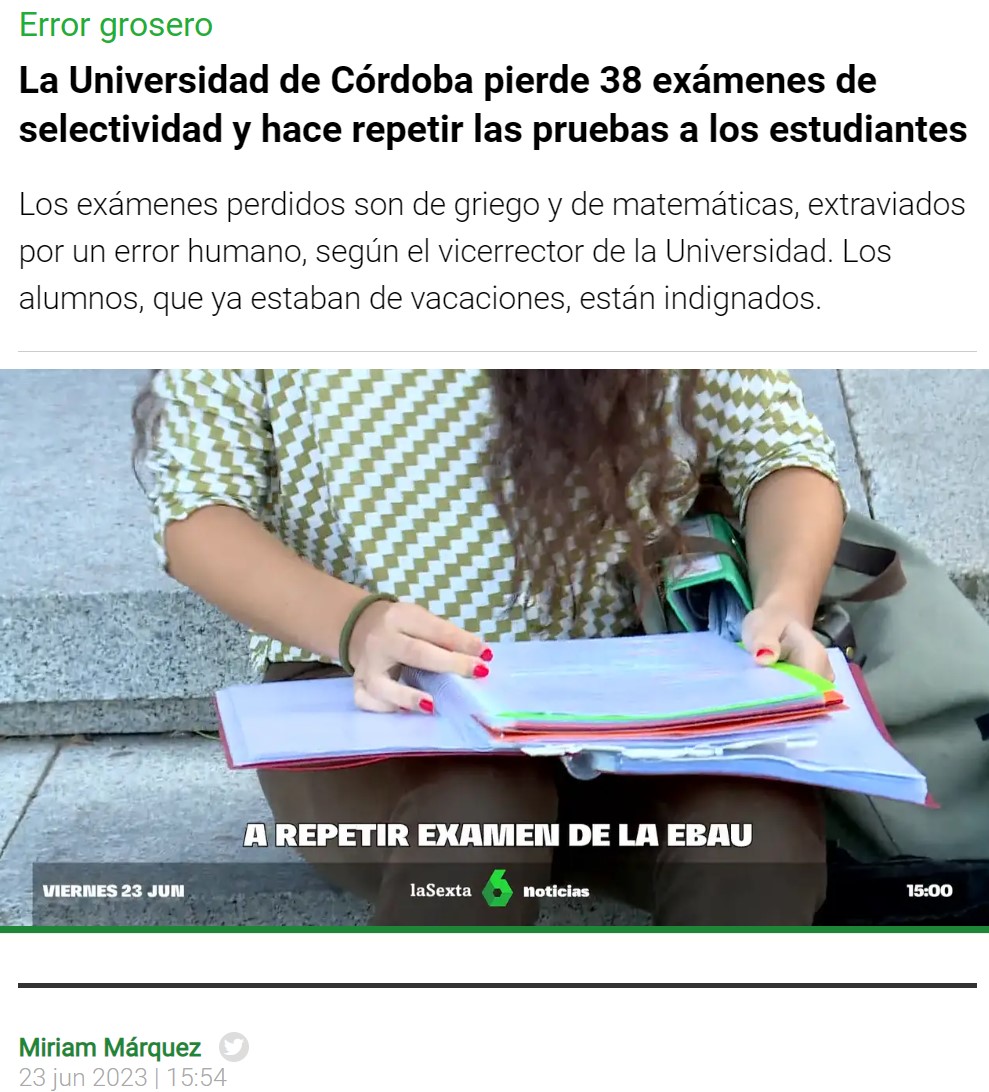 Imagina que te has ido de vacaciones y te dicen que tienes que volver a casa para hacer los exámenes de selectividad...