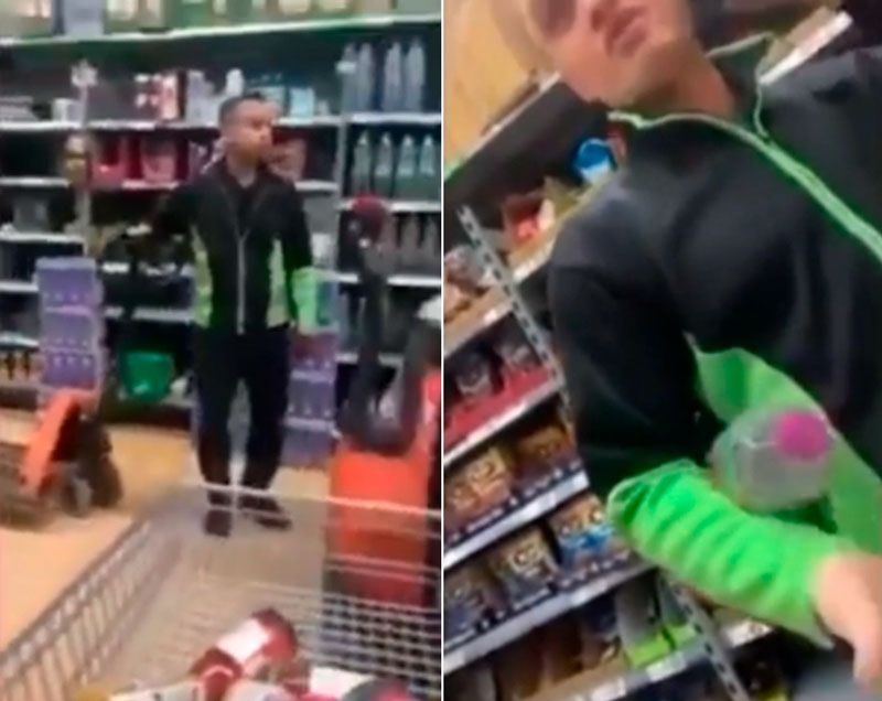 Un tipo le pide a una mujer que se vaya del supermercado por ir "sеmidesnuda"
