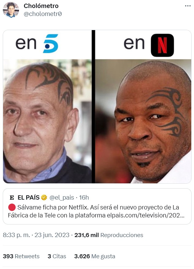 Netflix ha comprado Sálvame en Wallapop.