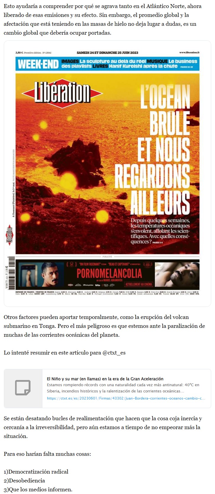 Una serie de anomalías muy locas se están dando a la vez en los océanos y tienen a una parte de la comunidad científica muy, pero que muy preocupada