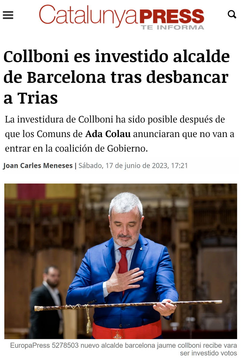 Trías: "Si no salgo alcalde, que os zurzan a todos"