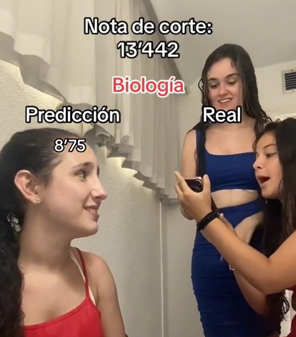 Tiene una media bastante alta y aún así se queda fuera de la carrera a la que quería entrar