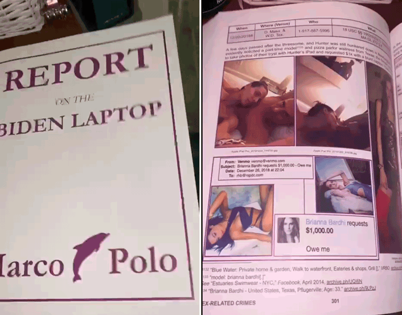 Alguien ha convertido el portátil del hijo de Biden en un libro