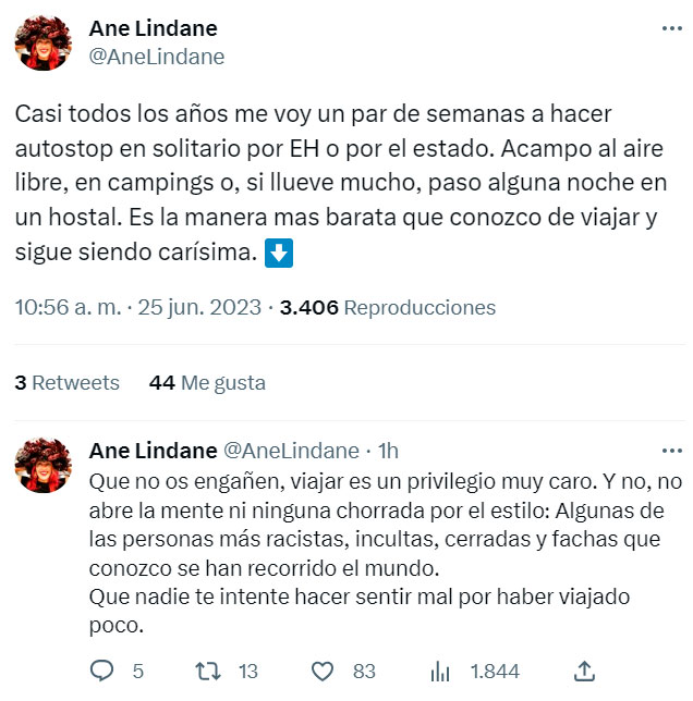 Estado: soltera.