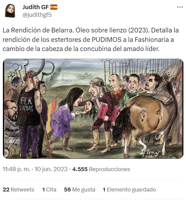 La Rendición de Belarra. Óleo sobre lienzo.