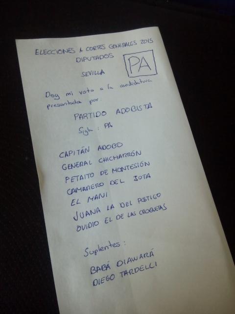 Ideas de papeletas originales para la gente que quiera votar nulo