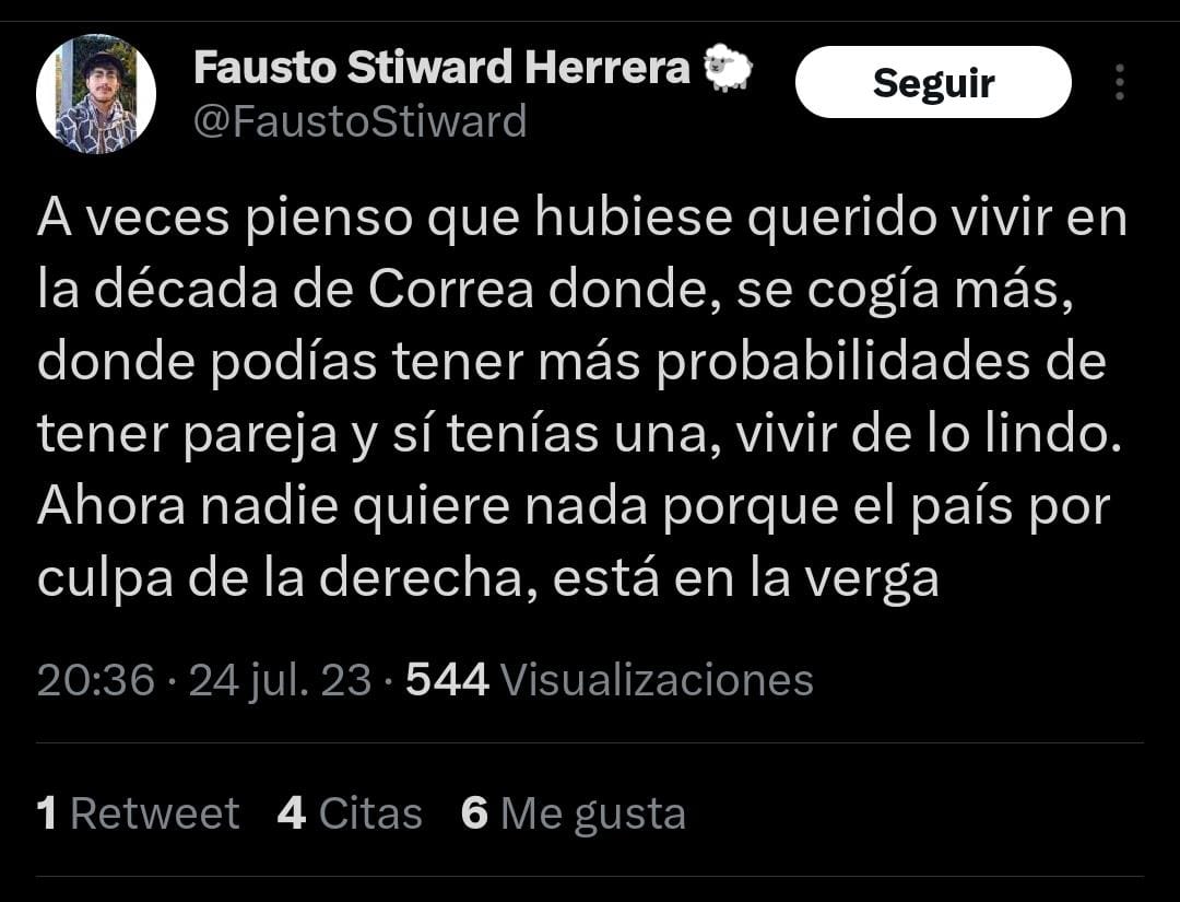 No “coge” x culpa de la derecha!