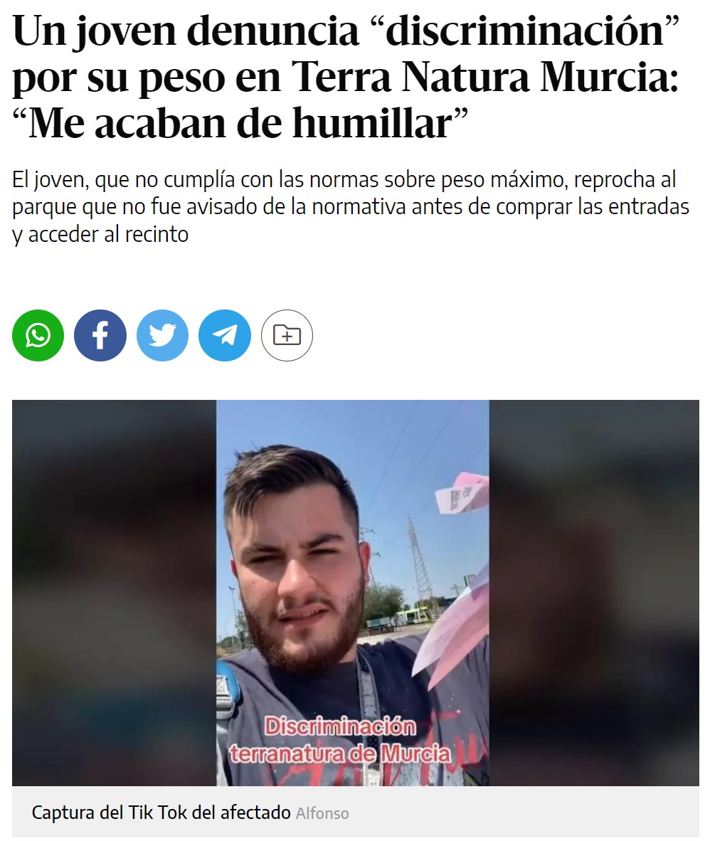 "Por tener una masa ósea un poco mayor, me han discriminado"