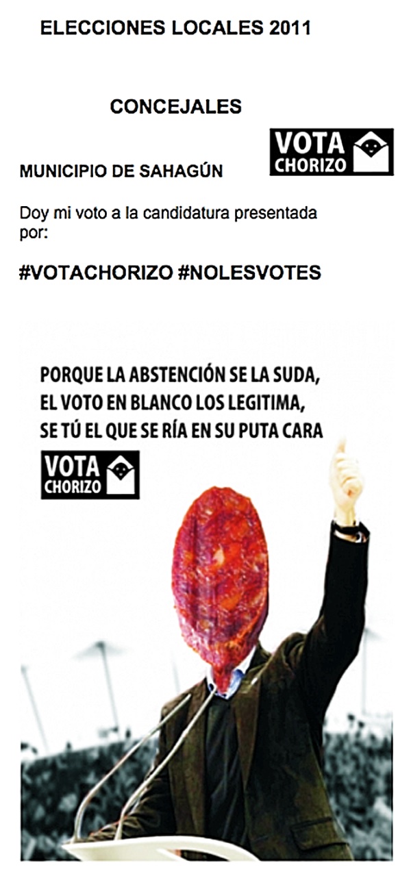 Ideas de papeletas originales para la gente que quiera votar nulo
