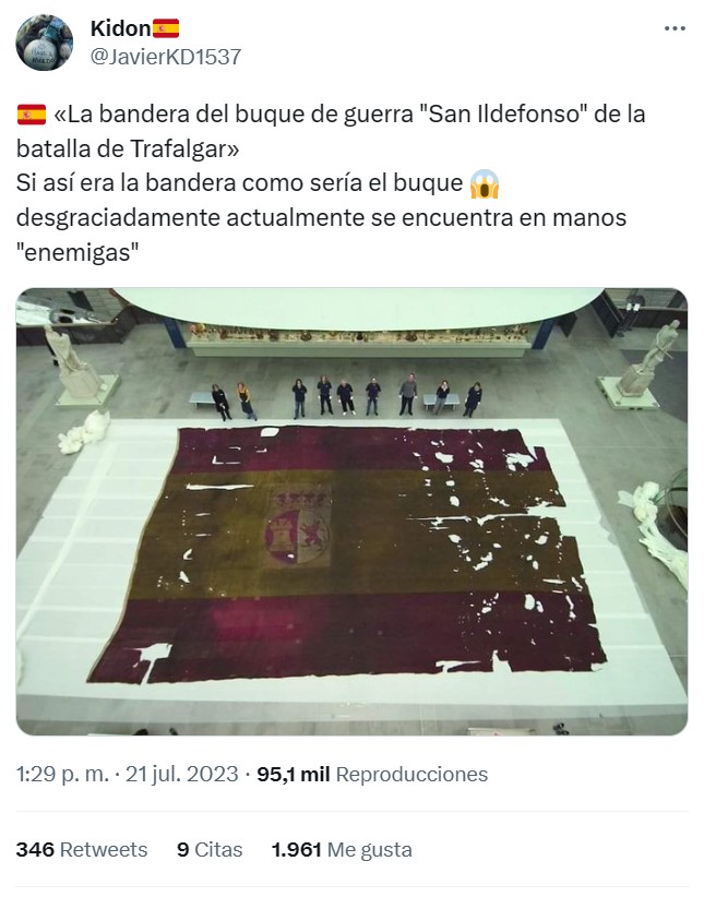 Si así era la bandera, cómo sería el buque...