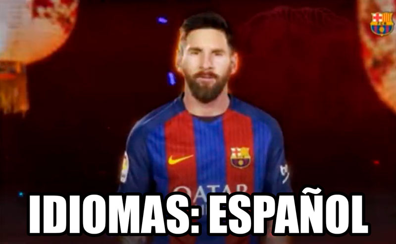 - Lionel solo habla español