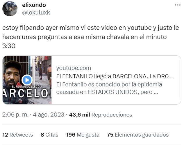 Muere al caerle una palmera encima en Barcelona