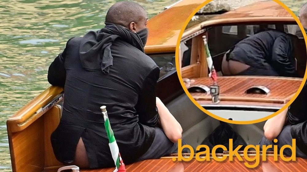 Kanye West pillado haciéndole un examen oral a su nueva novia, Bianca Censori, en un barco por los canales de Venecia