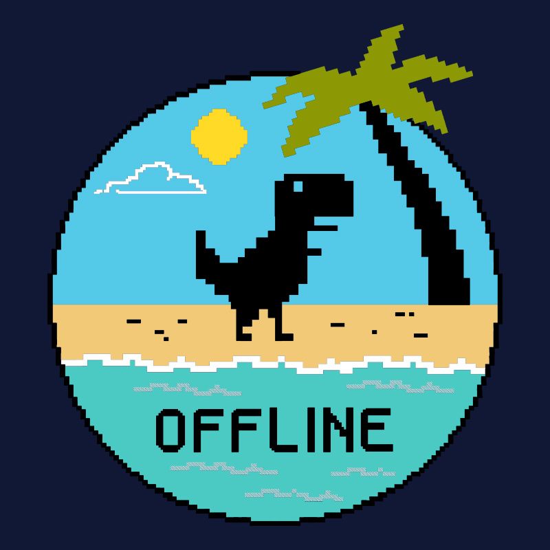 Camiseta 'Offline'