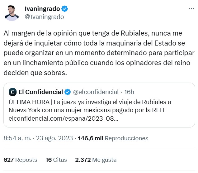 Las palabras de Jenni Hermoso después de la que se ha liado por un pico en un momento de euforia.