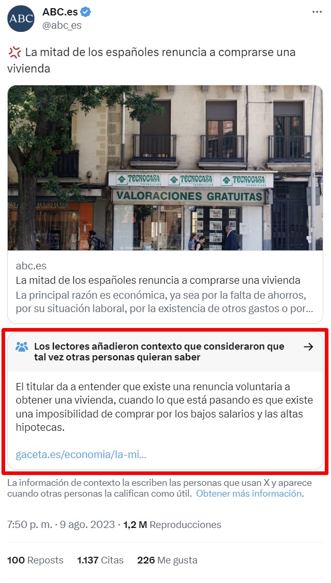 España según el ABC