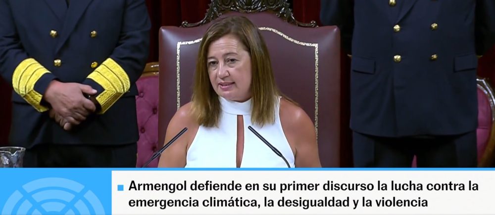 Francina Armengol: “A partir de esta sesión podrán utilizarse el euskera, el catalán y el gallego en el Congreso”