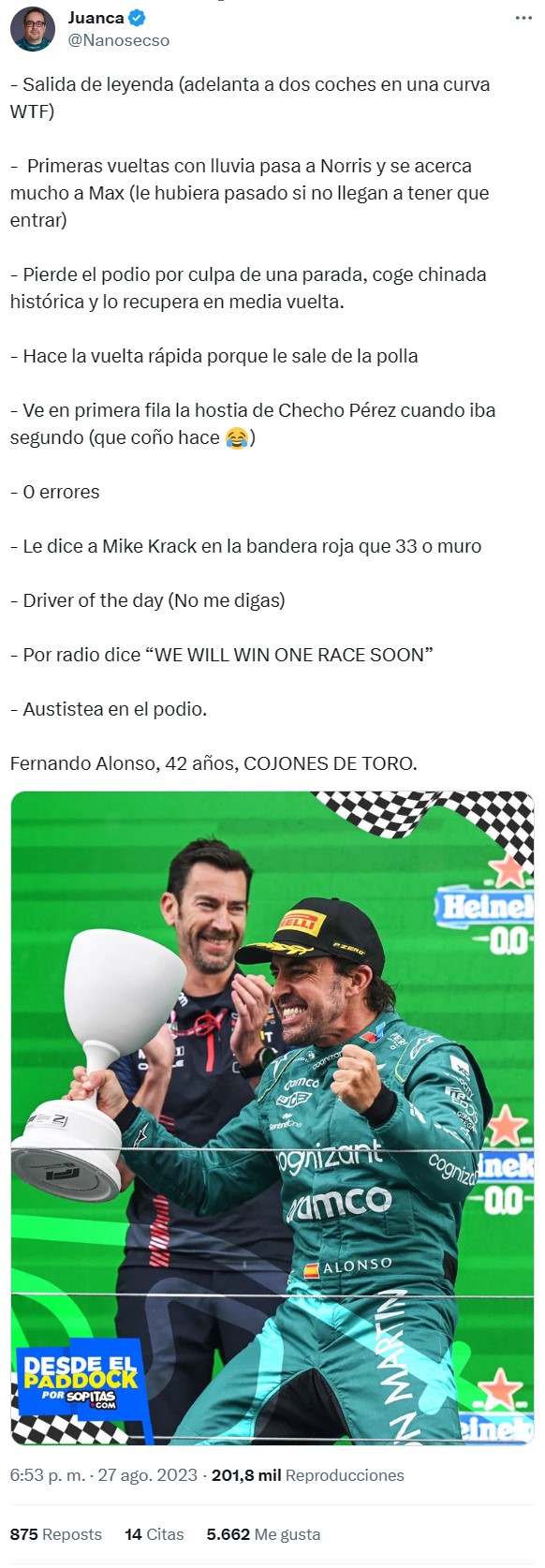 42 años y sumando