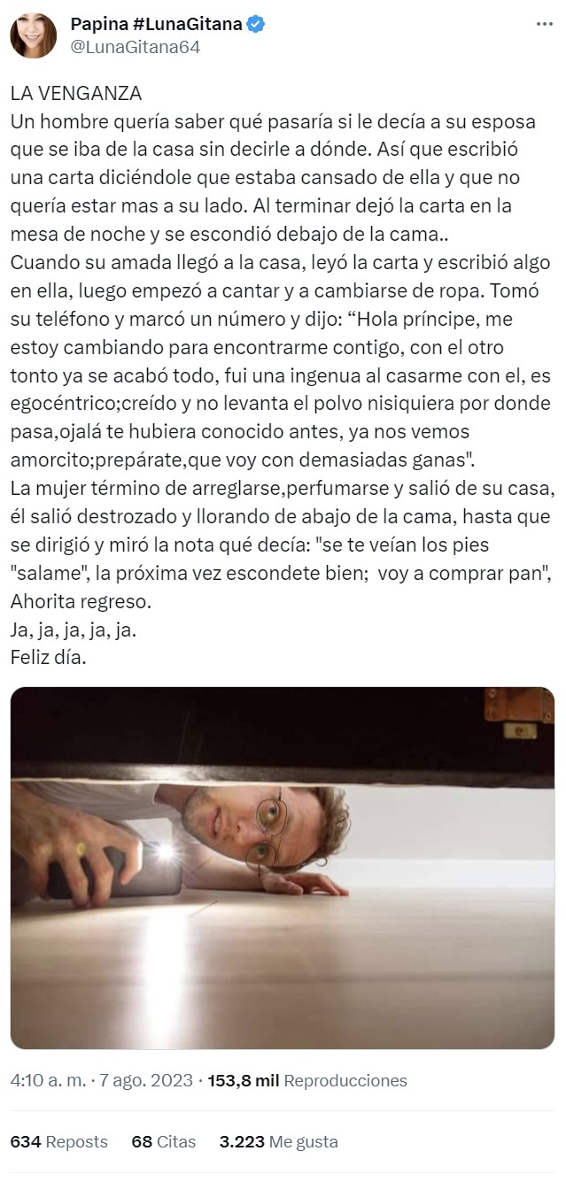 Ni en la rosa de Guadalupe encuentras este giro tan inesperado