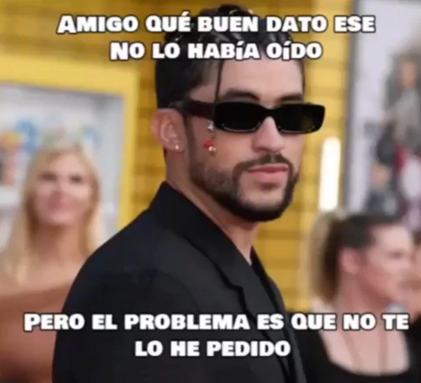 Le piden a una IA que convierta el meme de "Que buen dato pero no te lo he pedido" en canciones.
